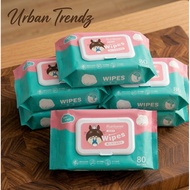 80 PCS Alcohol Free Wet Tissue