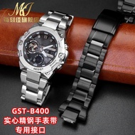 Suitable for Casio G-SHOCK Strap Steel Heart GST-B400 Steel Band gstb400 Solid Stainless Steel Bracelet