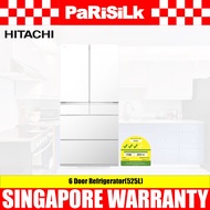 HITACHI R-GWC670TS-XW 6 Door Refrigerator(525L)(Energy efficiency Class 3)