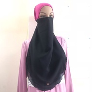Purdah umrah / purdah chiffon aritachi / purdah murah