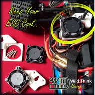 Wltoys A959 A979 A949 ESC Bracket Mounting Fan PLUS FAN