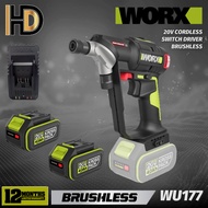 WORX 20V WU177 Cordless Switch Driver / Brushless Motor Drill Driver / WORX Compact Switch Driver Dr