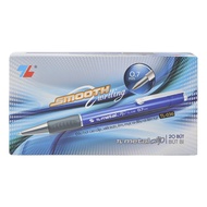 1 BOX OF BALLPEN TL 036 NIB 0.7MM 2 COLORS BLACK, BLUE INK