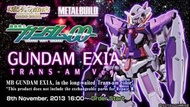 3月份促銷優惠 高達 Gundam MB METAL BUILD 00 OO Double O GN-0000 EXIA TRANS-AM Ver. Version 能天使 三紅 2013 魂展會場限定