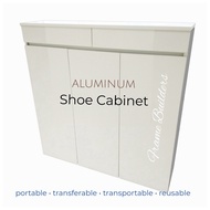 Shoe Cabinet Aluminium Glossy White ACP Panel , Waterproof + Termite Free+Long Lasting Shoe Cabinet