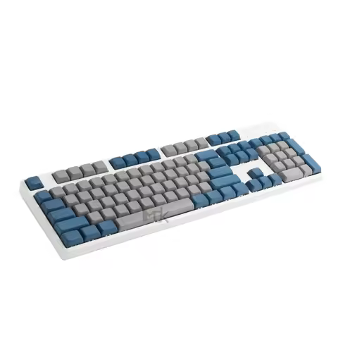 YMDK XDA Blue Gray Blank Full Keycap For MX Mechanical Keyboard Steelseries Ergodox Filco Corsair UH