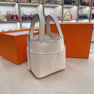 🇸🇬 全新✨ Picotin18 Cargo i2 Nata 奶油白 Swift皮 拼 Canvas 帆布 // SG
