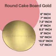 Cake Board Round Cake Board Papan Kek Cake Decoration Tempat Letak Kek Pelapik kek Cake Board Gold C