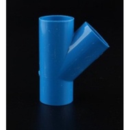 [HOT NODSOHGSH 510] PVC Blue Fittings 1 1/4-2 UNION PATENTE/BALL VALVE/WYE/WYE 45deg