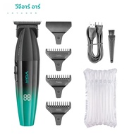 VGR Professional Hair Trimmer ตัดผมไฟฟ้าชาร์จผม Clipper เคราชุดตัดผมเครื่อง Facial Trimmer สําหรับชา