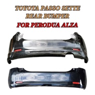 Rear Bumper / Bumper Belakang Toyota Passo Sette For Alza Bumper Belakang / Rear Bumper