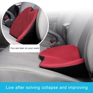 2 In 1 Car Seat Cushion Driver Seat Memory Foam Cushion Cushion Pillow Cushion Protection Waist Brea