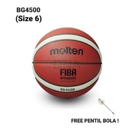 MOLTEN B6G4500 BASKETBALL - BG4500 - BG 4500 Original SIZE 6 PERBASI 100% MADE IN THAILAND