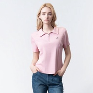 【ICare】粉紅lulu風A字切接POLO衫(F) | 女T恤 女休閒上衣