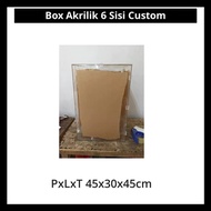 Custom 6-Sided Acrylic Box LxWxH 45x30x45cm