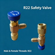 R22 Refrigerant Charging Valve, Air Conditioner Fluoride Adding Tool, R22 Hose to R22 Adapter for AC