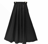 Rok payung polos/rok hitam payung/rok payung lebar bawah/rok wanita /rok hitam bahan jetblack/rok je