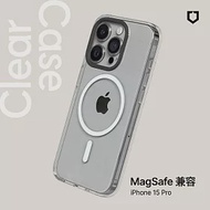 犀牛盾 iPhone 15 Pro (6.1吋) Clear(MagSafe 兼容)超強磁吸透明防摔手機殼(抗黃終身保固)
