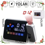 YOLANDAGOODS Projection Alarm Clock Alarm Clock For Bedroom Projection Clocks For Bedroom Projector 
