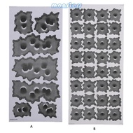 Mon Car Styling Stickers Funny Decal 3D Hole Graphics Motor Auto Decoration