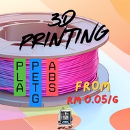 3D Printing Service & Design | PLA, PETG, TPU, ABS | FDM printer | 10g / quantity