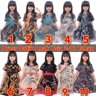 TERLARIS GROSIR BATIK ANAK PEKALONGAN (BISA COD) Baju Batik Anak Perempuan umur 2 3 4 5 6 7 8 9 10 11 12 Tahun Terbaru - Dress Anak Batik Perempuan Murah - Baju Anak Murah - Batik Anak Usia 2-12 Tahun - Baju Pesta Anak Lucu - Dress Batik Anak Murah | D