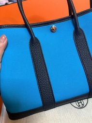 Hermes garden party bag canvas