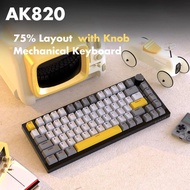 AK820 wired mechanical keyboard customized game Gasket structure75 configuration