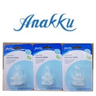ANAKKU STANDARD SHORT NECK TEAT (2PCS/PACK)-Puting Susu Anakku