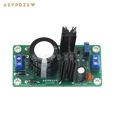 ASYPDZSW AS317 MINI LM317+TL431 high precision linear regulated power supply DIY Kit/Finished board 