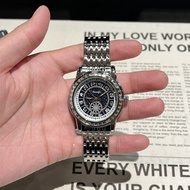Live 2025 Men's Watch Men's High-End Leather Watch Fully Automatic Movement Quartz Watch 5.22