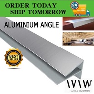 Aluminium Angle Bar - 1/2" / 1" / 3/4" L Shape Bar Aluminium Angle Bar Corner Track