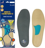 Ashimaru Men's Comfort II 男士舒適鞋墊 不易疲勞 減震 除臭 透氣