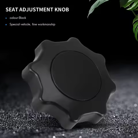 A82U-2PCS Black Seat Adjustment Knob For Golf Jetta Mk4 Passat B5 Beetle Leon Ibiza 1J0 881 671 F
