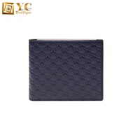 Gucci Micro Guccissima  Bi-Fold Wallet for Men in Navy - 260987-BMJ1N-4009 EE1C