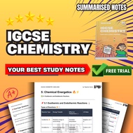 📚IGCSE CHEMISTRY NOTES – latest syllabus 2026-2028 Physical book I Over 100 copies sold✨ Free sample