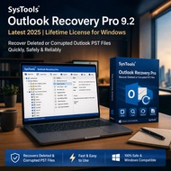 SysTools Outlook Recovery Pro 9.2 2025 Lifetime For Windows PST Recovery Email Repair Tool (64-Bit)