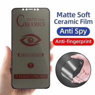 Anti-scratch Ceramic Spy Privacy Anti Peep Full Cover Anti-Shatter Samsung A6/A6 Plus/A8/A8 Plus/A7 2018