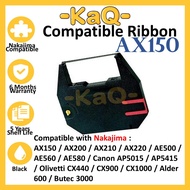 Compatible Nakajima AX150 AX 150 AX200 AX210 AX220 Black Typewriter Ribbon For AX150 AX200 AX230 AP5