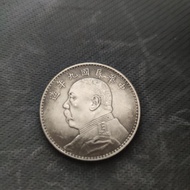 Republic of China 9 Yuan Datou Silver Yuan Genuine Dayang Yuan Shikai One Yuan Antique Crafts Copper