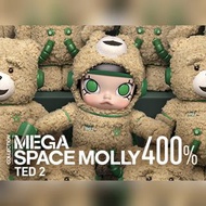 🧸 Pop Mart 大娃 Mega Space Molly 400% TED 2 Molly 400％ 泰迪熊 🧸 預購