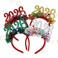 New Year 2026 New Year's Eve headband party carnival glitter colored headgear digital Christmas atmo