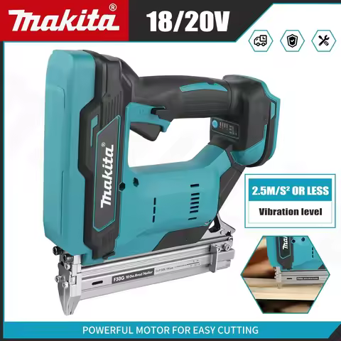 Original Makita DFN350 Cordless Brad Nailer 15-35mm Nails Lightweight Compact for Trim & Finish Carp