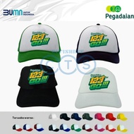 TRUCKER NET HAT MERCH PEGADAIAN 123 GO ANNIVERSARY GATHERING SEMINAR WEBINAR