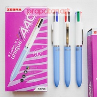 Zebra 4 Colors in 1 4AC Ball Pen 0.7mm | Ballpoint Pen | Pen Pen Pen