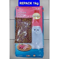 smart heart chicken tuna 1kg REPACK cat food makanan kucing smart heart chicken tuna 1kg REPACK makanan kucing murah