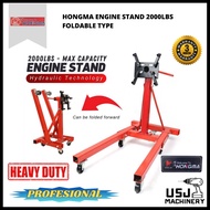 HONGMA 2000lbs Heavy Duty Hydraulic Engine Stand - Foldable Type - | 3 Months Warranty