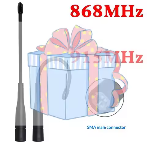 GIZONT LoRa 868MHz 915MHz Soft Antenna SMA Small Antenna For Meshtastic ESP32 Board Lora32u4 II Inte