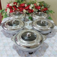 [Ready Stock]Set Buffet Bulat  5pcs-Bekas Buffet -Kenduri-