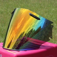 [An xing che pin]Motorcycle Half Helmet Visor Fitting For Arai Motorbike Helmets Lens Transparent Black Rainbow Color chooseCapacete
